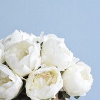 Arranjo De Peônias Artificial No Vaso Rose Gold Pequeno | For